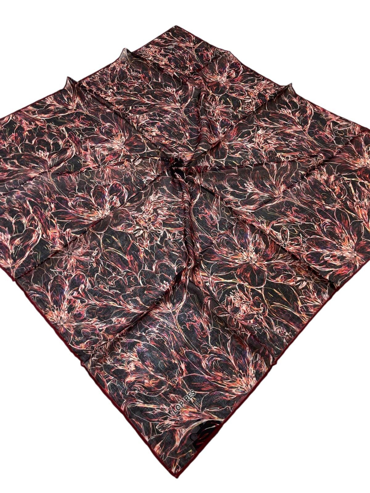 Lopres soft eşarp bordo