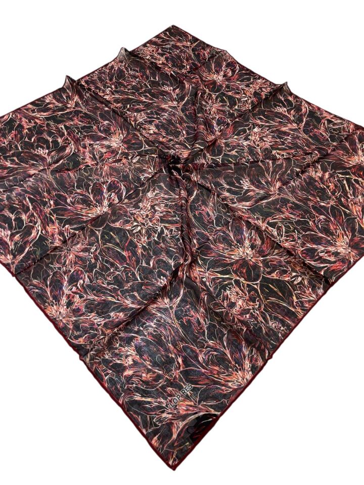 Lopres soft eşarp bordo