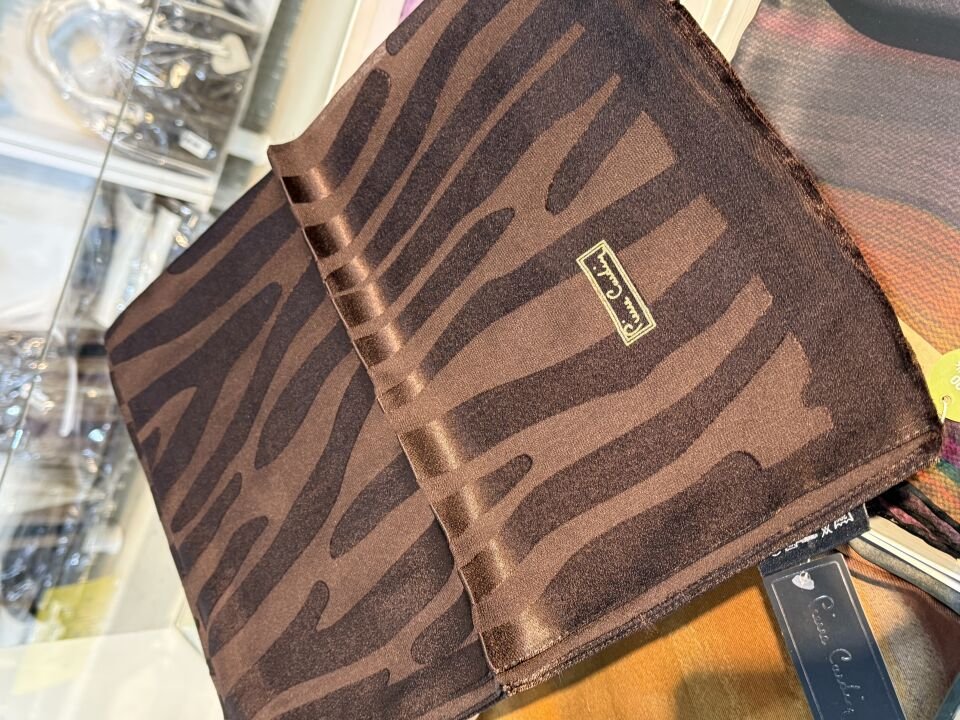 Pierre cardin yakma ipek şal