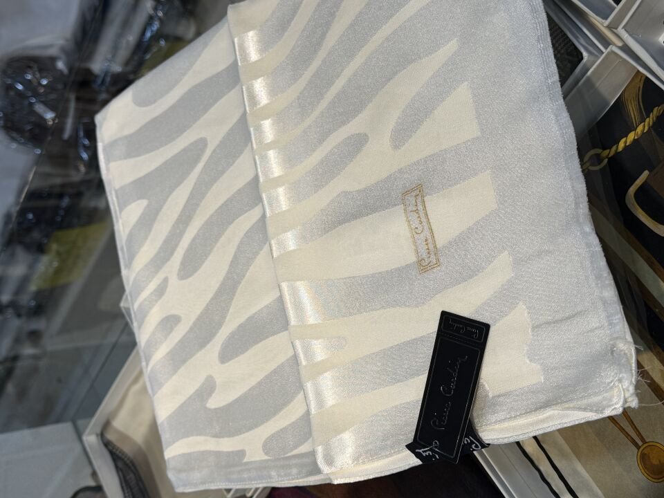 Pierre cardin yakma ipek şal