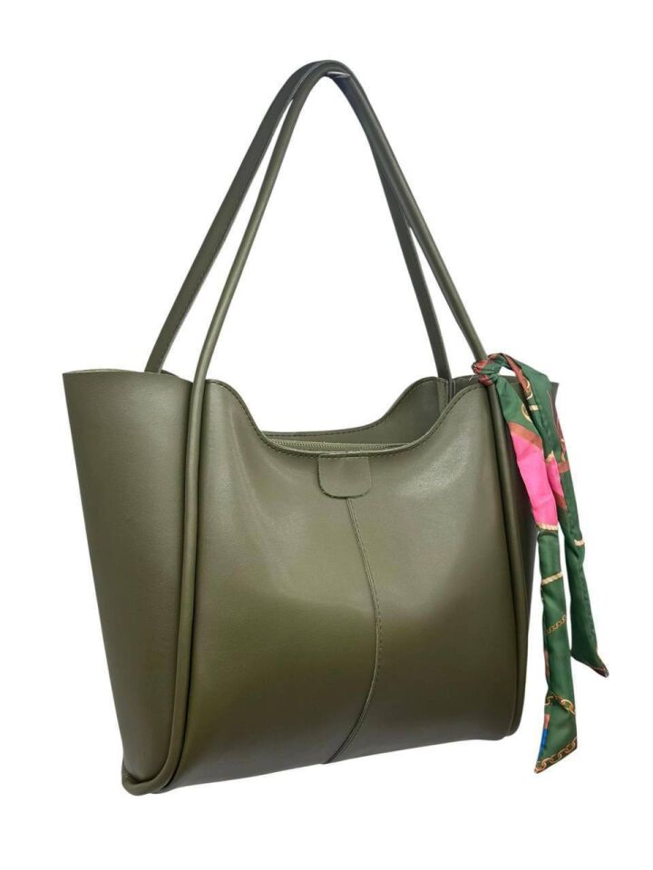 Jumbo deri kol çantası