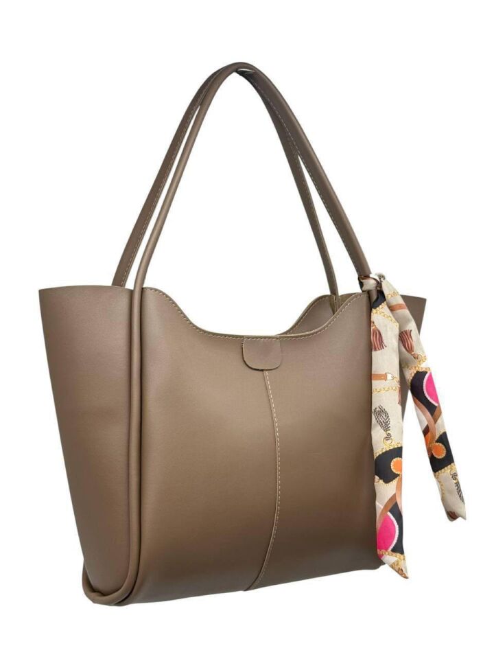 Jumbo deri kol çantası