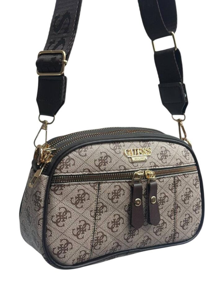 Guess çanta kahve vizon