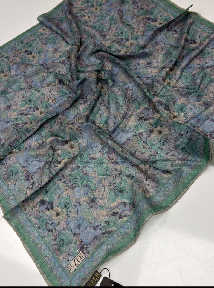 ZER EŞARP mint yeşili