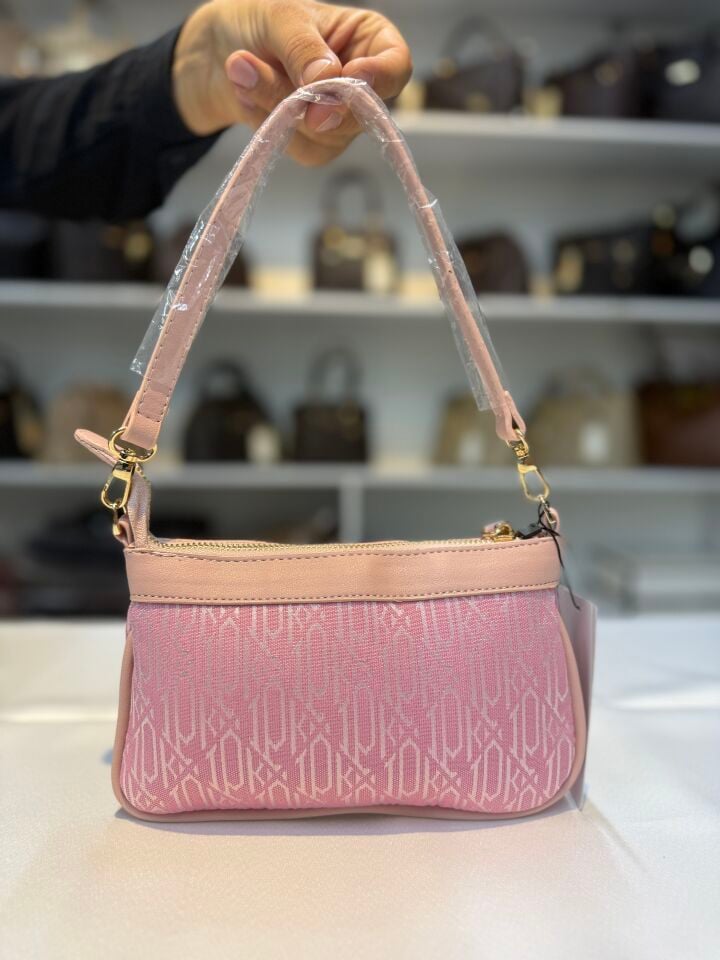 İPEKYOL BAGET ÇANTA (REPLİKA) pembe