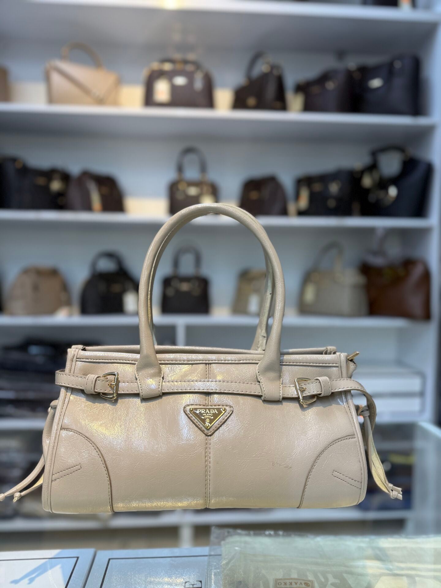 PRADA ÇANTA (REPLİKA) krem