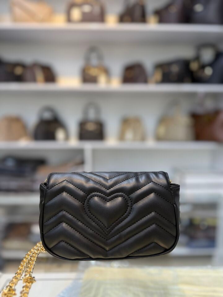 GUCCİ KAPAKLI ÇAPRAZ ÇANTA (REPLİKA) gold