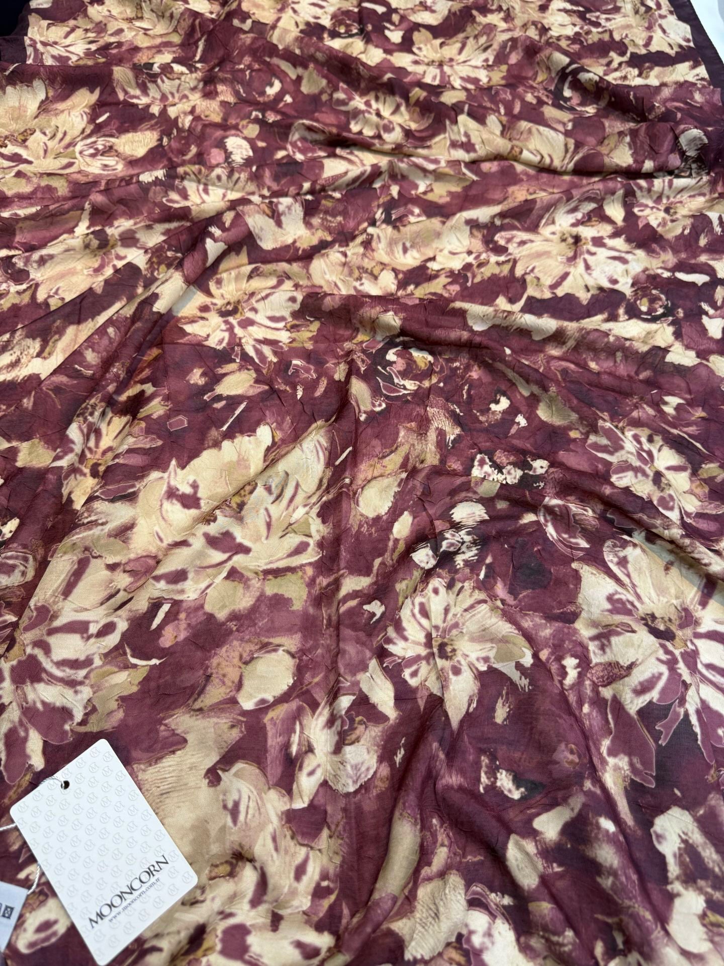 MOONCORN KRAŞ ŞAL BORDO SERİSİ Desen3