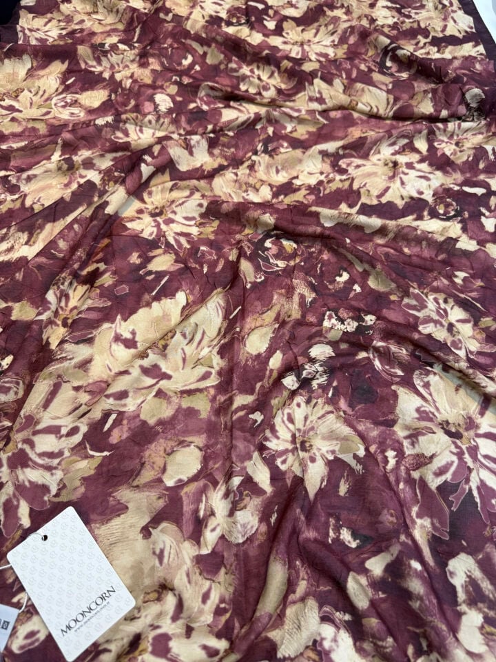 MOONCORN KRAŞ ŞAL BORDO SERİSİ Desen3
