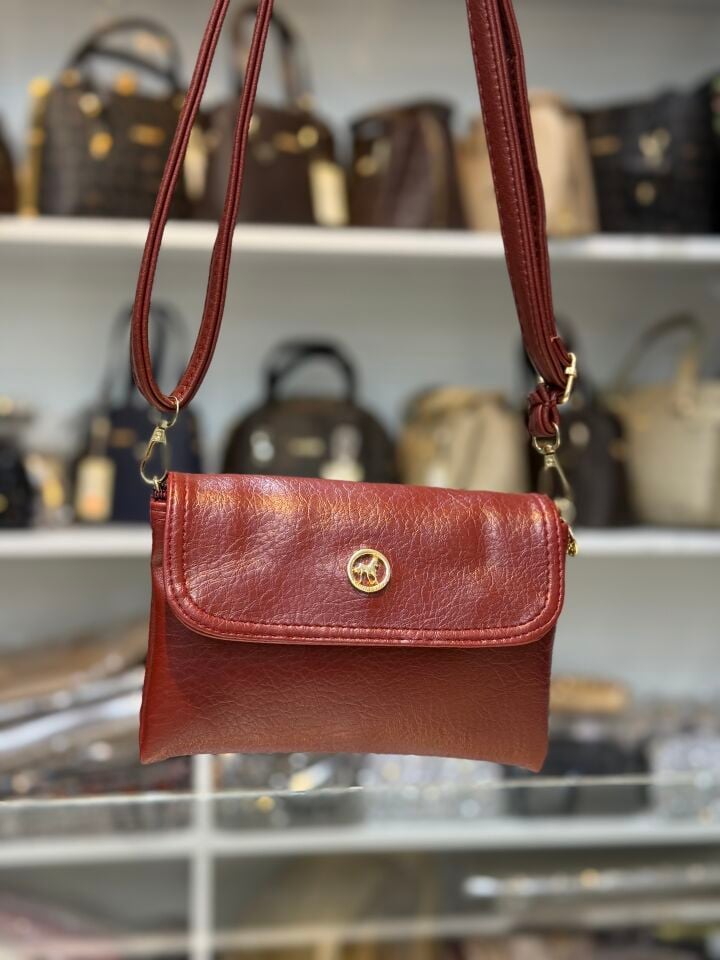 GİZEM POLO ÇANTA bordo