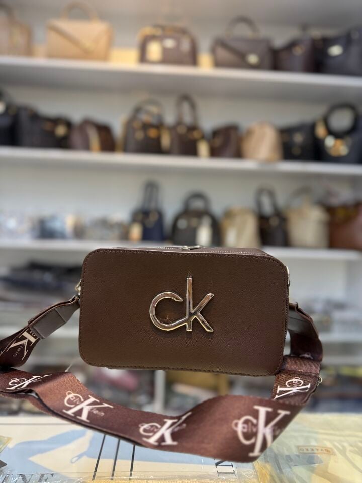 CALVİN KLEİN BAYAN ÇANTA (REPLİKA) kahverengi